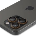 Osłona Aparatu Spigen Optik Pro GLAS.TR "EZ FIT" Camera Protector 2-PACK na iPhone 16 Pro / Pro Max - brązowa