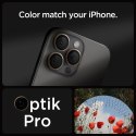 Osłona Aparatu Spigen Optik Pro GLAS.TR "EZ FIT" Camera Protector 2-PACK na iPhone 16 Pro / Pro Max - brązowa