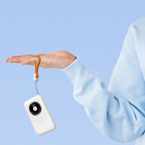 Powerbank Dudao K21 Mini 10000mAh 22.5W USB-A / USB-C - beżowy