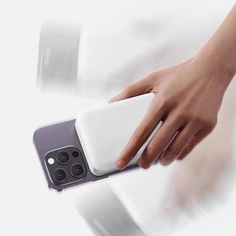 Powerbank Dudao K26S 5000mAh 20W USB-A / USB-C / MagSafe - biały