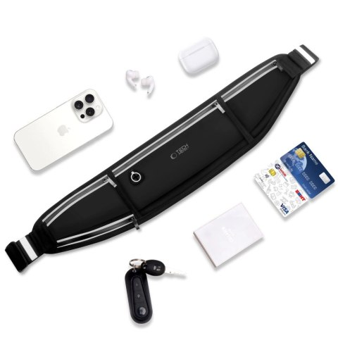 Saszetka Tech-Protect M3 Universal Sport Waist Bag - czarna