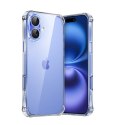 Etui Ugreen Bright Cushion CA101 na iPhone 16 Plus - przezroczyste