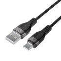 Kabel Acefast C11-04 USB-A - USB-C 3A 1,2 m w magnetycznym oplocie - czarny