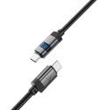 Kabel Acefast C15-03 USB-C - USB-C z wyświetlaczem 480Mb/s 60W 1,2 m - czarny