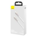 Kabel Baseus Cafule Series Metal Data USB-C / Lightning 20W PD 1 m - biały