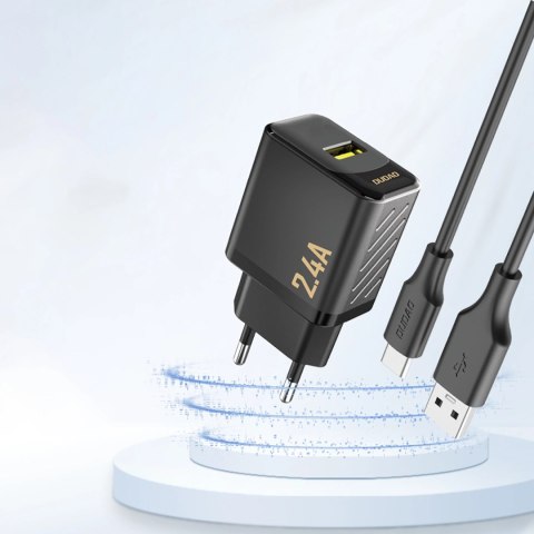 Ładowarka Dudao A23 2.4A USB-A - czarna