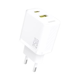 Ładowarka Dudao A26T GaN 25W USB-A, USB-C - biała