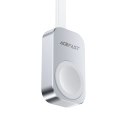 Ładowarka bezprzewodowa Acefast E21 5W do Apple Watch - srebrna