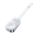 Ładowarka bezprzewodowa Acefast E21 5W do Apple Watch - srebrna