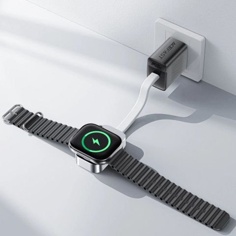 Ładowarka bezprzewodowa Acefast E21 5W do Apple Watch - srebrna