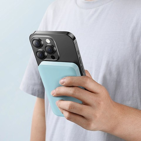 Mini powerbank Baseus 5000mAh 20W + kabel USB-C (20V/3A) - niebieski