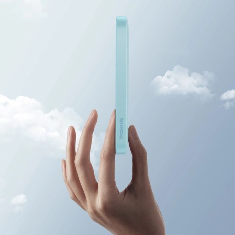 Mini powerbank Baseus 5000mAh 20W + kabel USB-C (20V/3A) - niebieski