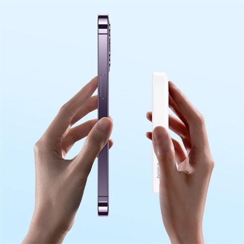 Powerbank Baseus Magnetic Mini Air PPCXM06A 6000mAh 20W z kablem Simple Series USB-C - biały