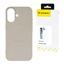 Etui Liquid Silicone Case MagSafe na Samsung Galaxy S25 - beżowe