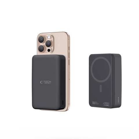 Powerbank Tech-Protect PB12 LifeMag MagSafe 20000MAH - czarne