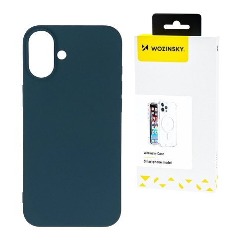 Silikonowe etui Wozinsky Silicone Case na Samsung Galaxy S25+ - niebieskie