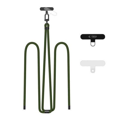 Smycz Tech-Protect C7S Rope Crossbody Strap - oliwkowe