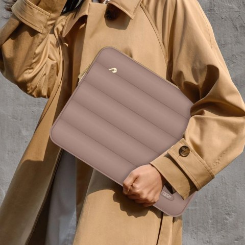 Torba na laptopa 13-14" Tech-Protect Puffy - brązowa