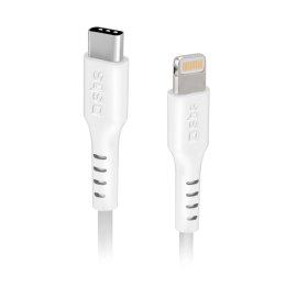 Kabel SBS TECABLELIGTC2W USB-C - Lightning 2 m - biały