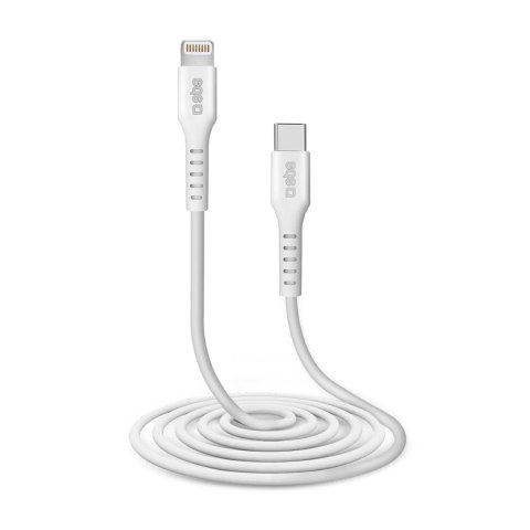 Kabel SBS TECABLELIGTC2W USB-C - Lightning 2 m - biały