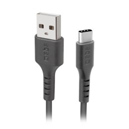 Kabel SBS TECABLETC220K USB-A - USB-C 2 m - czarny