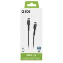 Kabel SBS TECABLETCC3M USB-C - USB-C 3m - czarny