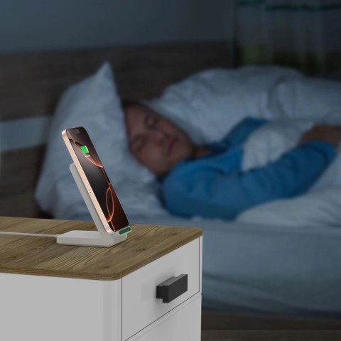 Ładowarka bezprzewodowa Tech-Protect QI15W-A40 - biała