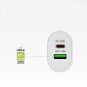 Ładowarka sieciowa SBS TETRPD20W 20W USB-A USB-C z Power Delivery - biała