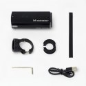 Lampka rowerowa przednia Wozinsky + kabel USB-C (3000 lm) - czarna