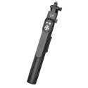 Premium selfie stick Wozinsky WST-360YS z funkcją statywu z automatycznym śledzeniem twarzy 360° AI sterowanie gestami - czarny