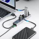 Hub Orico CL7U-U3 7x USB-A 3.0 + USB-C 5V/3A 1m - szary