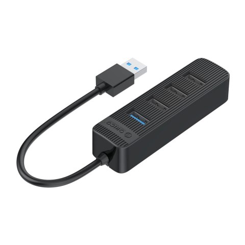 Hub Orico TWU32-4A USB-A 3.1 / 1x USB-A 3.1 + 3x USB-A 2.0 + USB-C 5V/3A - czarny