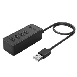 Hub Orico W5P-U2-030 4x USB-A 2.0 30cm - czarny