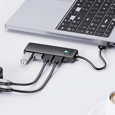 Hub USB-C Orico PAPW4A-C3 stacja dokująca 4x USB-A 3.0 - czarny