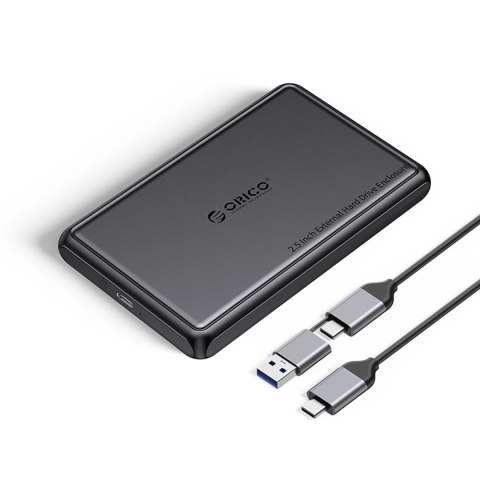 Kieszeń dyskowa Orico DDL25-C3 2,5" HDD/SSD USB-C 5Gb/s - czarna