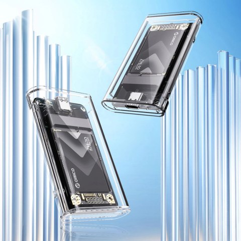 Kieszeń dyskowa Orico TC10-MS MSATA USB-C 3.2 5Gb/s - przezroczysta