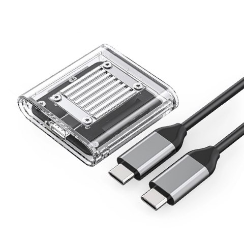 Kieszeń dyskowa Orico TC20-M2-10G M.2 NVME USB-C 3.2 - przezroczysta
