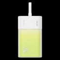 Powerbank Baseus Popsicle 5200mAh 20W z wbudowanym kablem Lightning (+ biały kabel Baseus Simple USB-C - USB-C 60W/20V/3A/30cm) 