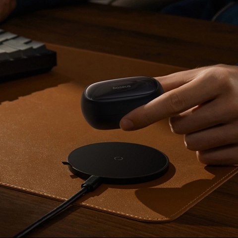 Słuchawki bezprzewodowe Baseus Bowie MA20 Pro TWS z ANC i IPX6 - czarne