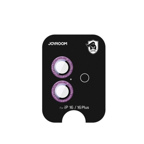 Szkło ochronne Joyroom JR-MSF0302 na obiektywy iPhone 16/16 Plus - różowe