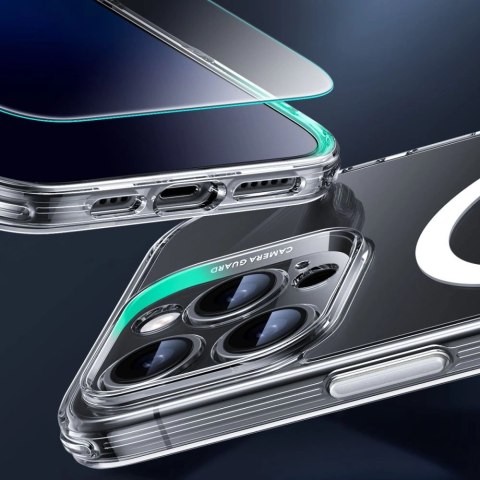 Etui ESR Classic Pro Set Halolock MagSafe na iPhone 16 Pro - przezroczyste