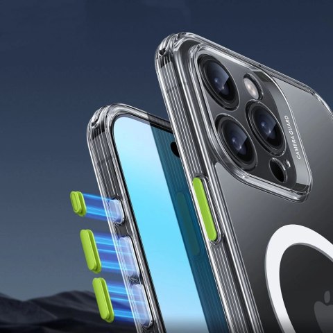 Etui ESR Classic Pro Set Halolock MagSafe na iPhone 16 Pro - przezroczyste