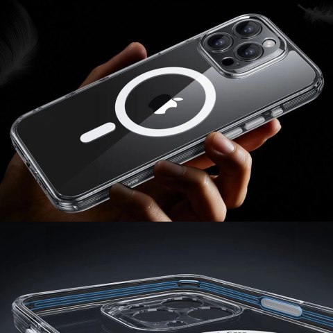 Etui ESR Classic Pro Set Halolock MagSafe na iPhone 16 Pro - przezroczyste