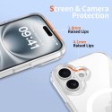 Etui Tech-Protect Flexair Hybrid CC Magsafe na iPhone 16 - przezroczyste