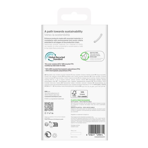 Etui silikonowe Puro 03 Nude do Samsung Galaxy S25 - przezroczyste