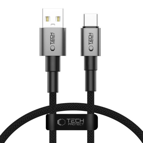 Kabel Tech-Protect UltraBoost DNA USB-A / USB-C 15W/3A 25 cm - szary