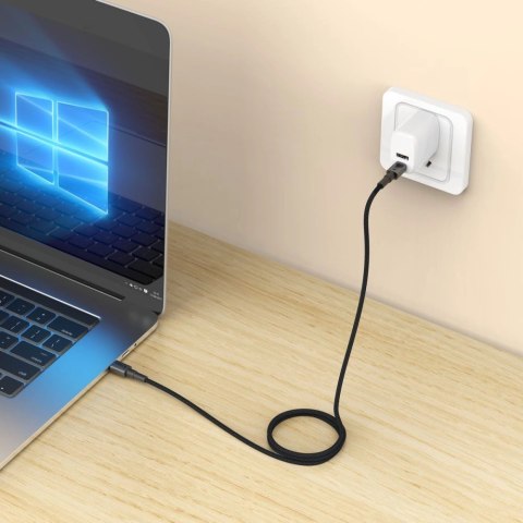 Kabel Tech-Protect UltraBoost DNA USB-C PD100W/5A 300 cm - szary