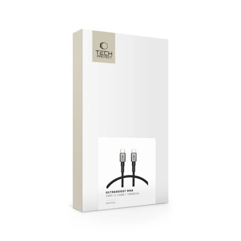 Kabel Tech-Protect UltraBoost DNA USB-C PD100W/5A 50 cm - szary