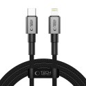 Kabel Tech-Protect Ultraboost DNA USB-C / Lightning PD27W/3A 200 cm - szary
