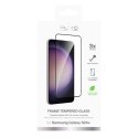 Szkło hartowane Puro Frame Tempered Glass z czarną ramką do Samsung Galaxy S25+ / S24+